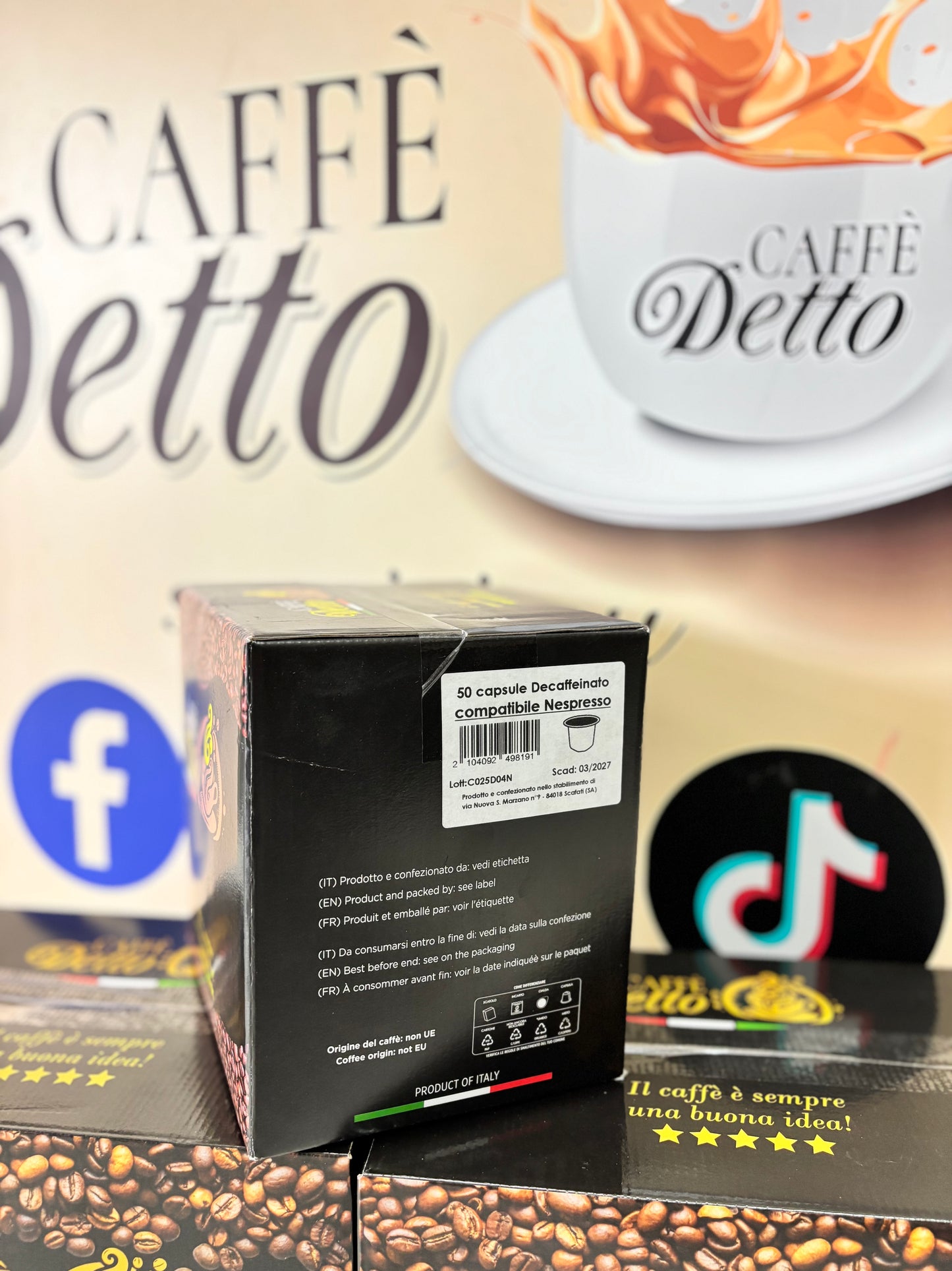 Capsule Caffè Detto – Cremosa & Decaffeinato – Compatibili Nespresso®